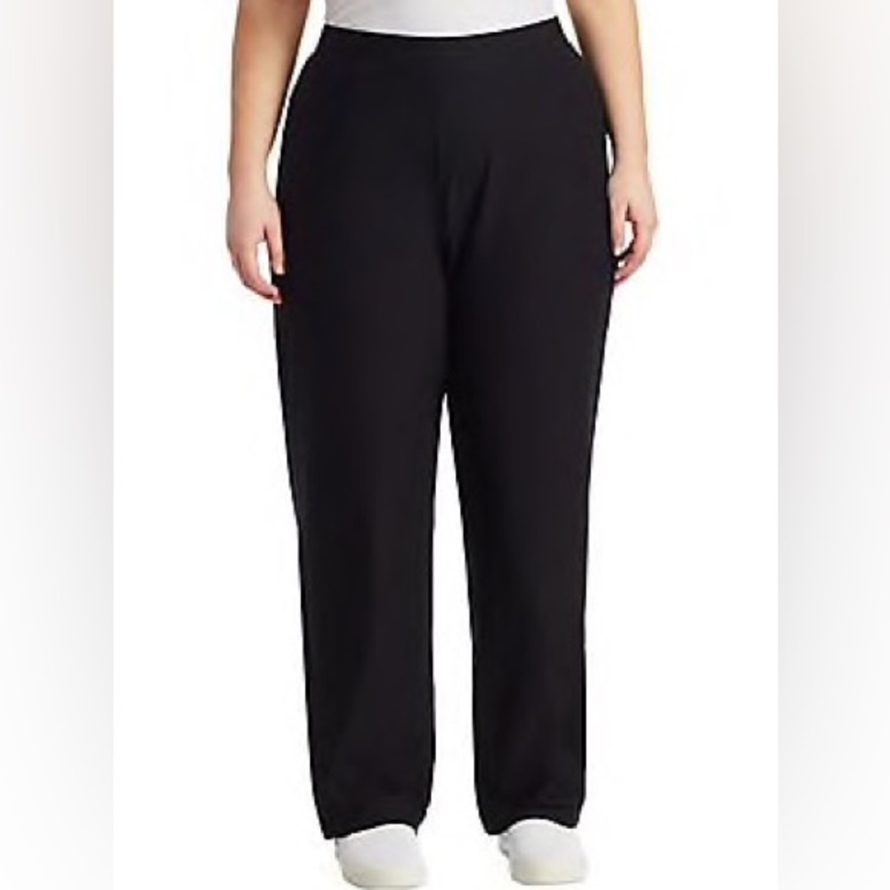 Eileen Fisher Black Ponte knit pant